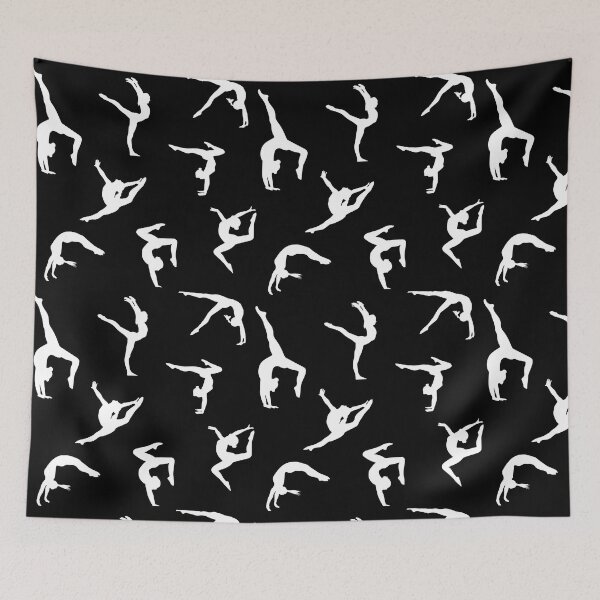 Item preview, Gymnastics Dance Collage (Black and White) designed and sold by Flexiblepeople.
