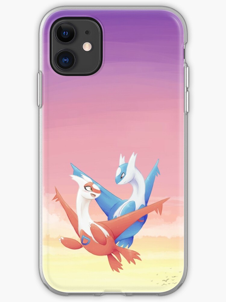 Pokemon Latias And Latios Iphone Case Cover By Bentspoons Redbubble