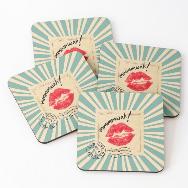 Item preview, Retro Kiss  designed and sold by ArtGraffita.