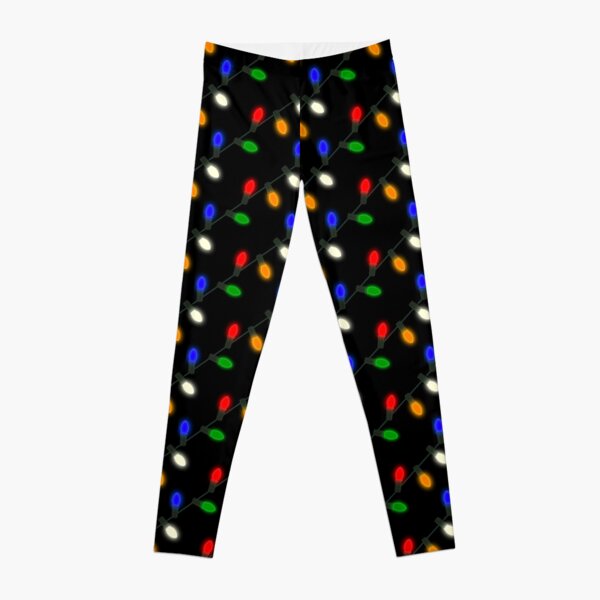 Traditional Multi C9 Christmas Lights Leggings
