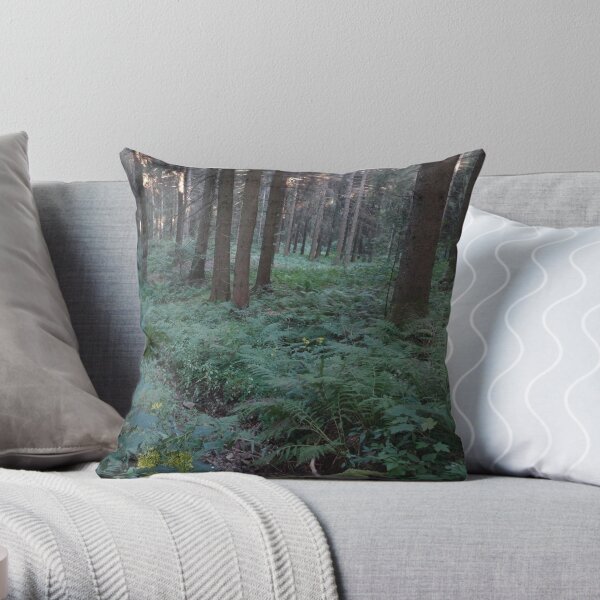 The Black Forest Throw Pillow