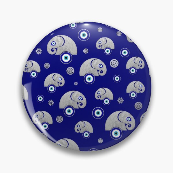 Item preview, Elephant Evil Eye patern designed and sold by k9printart.