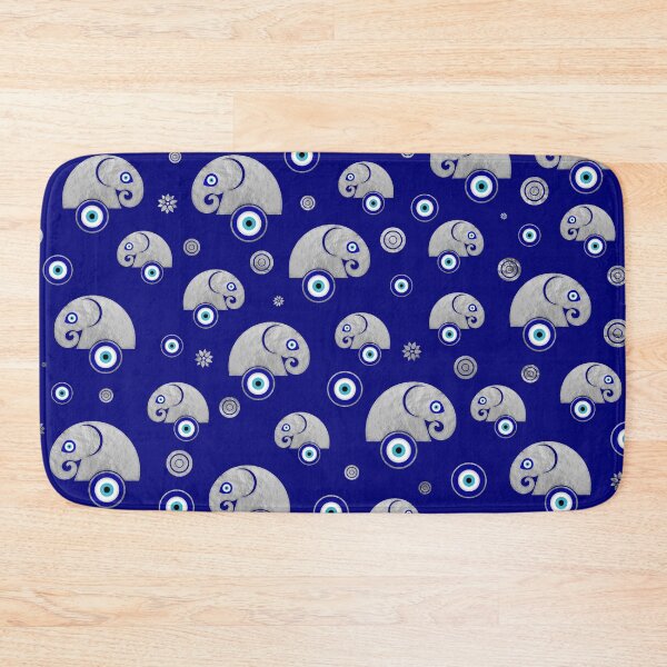 Aperçu de l'œuvre Motif éléphant Evil Eye créée et vendue par k9printart.