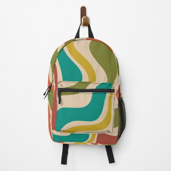 Item preview, Liquid Swirl Retro Abstract Pattern in Mid-Century Mod Colours designed and sold by kierkegaard.