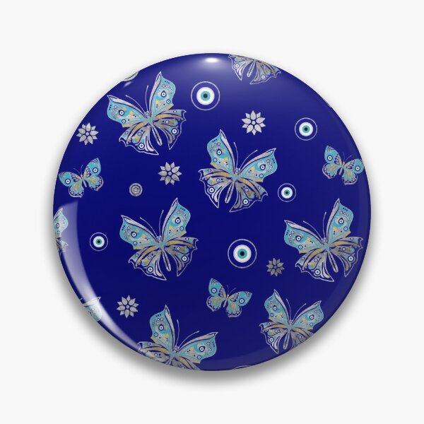 Item preview, Butterfly Evil Eye Pattern designed and sold by k9printart.
