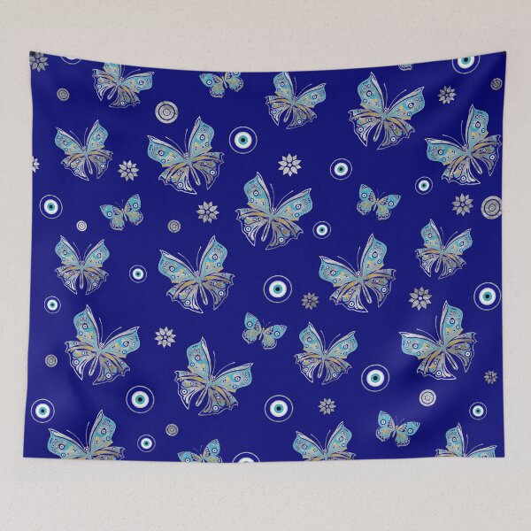 Item preview, Butterfly Evil Eye Pattern designed and sold by k9printart.