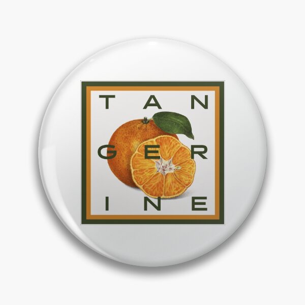 Item preview, Tangerine - 9 Letter Word Fruit - Boxed Typography designed and sold by Magic-Moon.