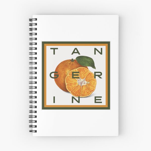 Item preview, Tangerine - 9 Letter Word Fruit - Boxed Typography designed and sold by Magic-Moon.