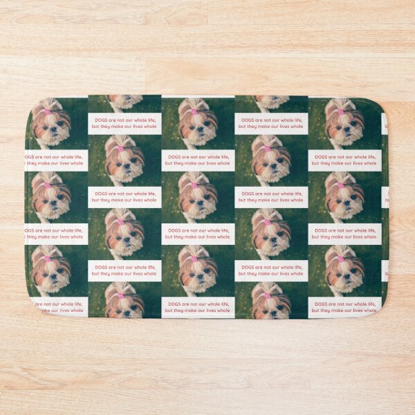 Item preview, " DOGS ARE NOT OUR WHOLE LIFE, BUT THEY MAKE OUR LIVES WHOLE " DOG DESIGN  designed and sold by findsbyjune374.