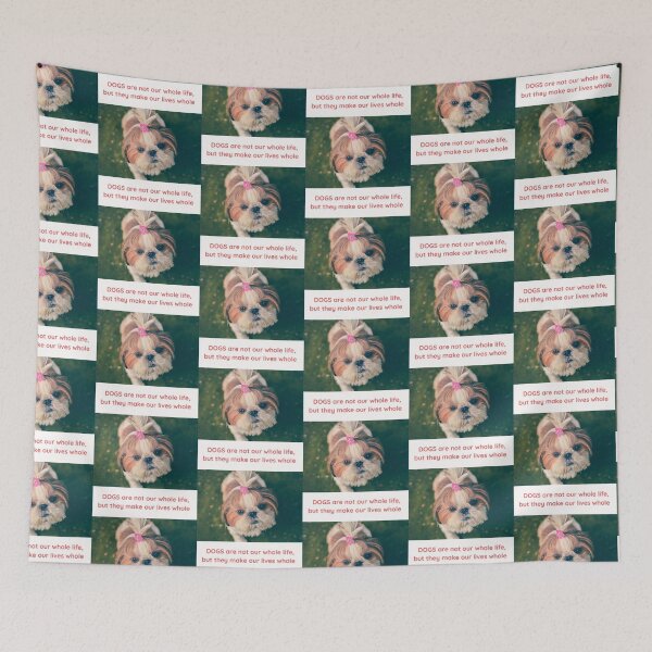 Item preview, " DOGS ARE NOT OUR WHOLE LIFE, BUT THEY MAKE OUR LIVES WHOLE " DOG DESIGN  designed and sold by findsbyjune374.