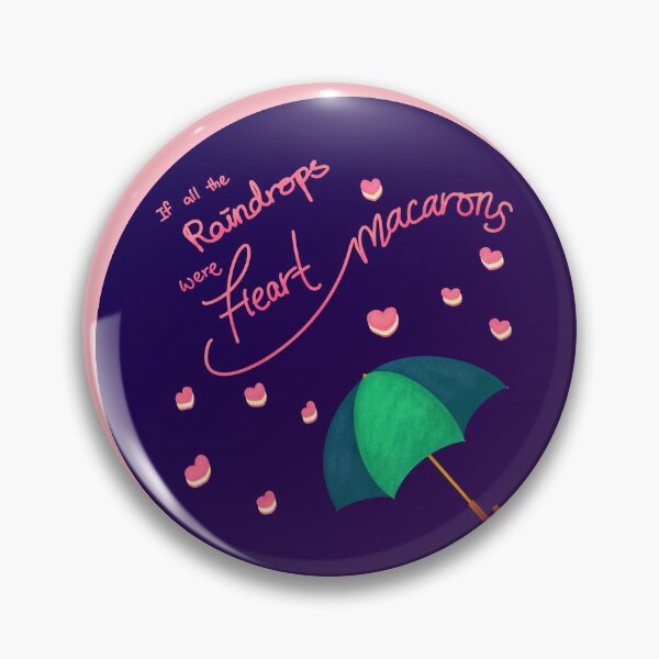 Item preview, If all the raindrops were heart macarons designed and sold by Snacks-At-3.