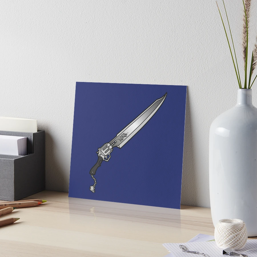 FF8 Gunblade Art Board Print for Sale by threadfulcat