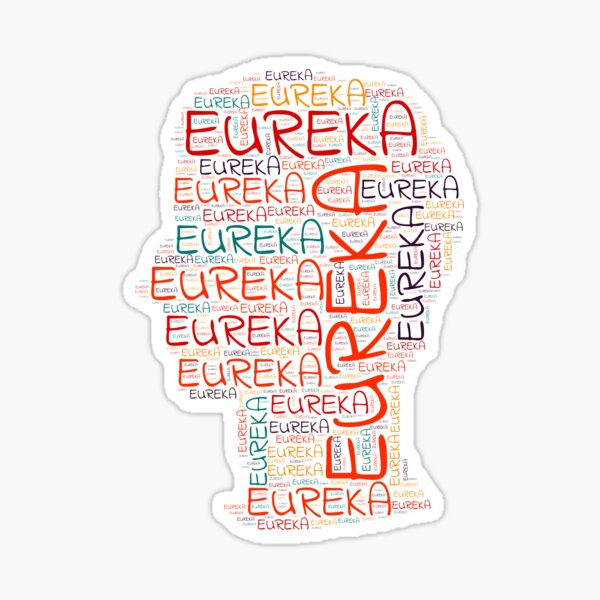 "EUREKA" Sticker for Sale by Aleksandr1982 Redbubble