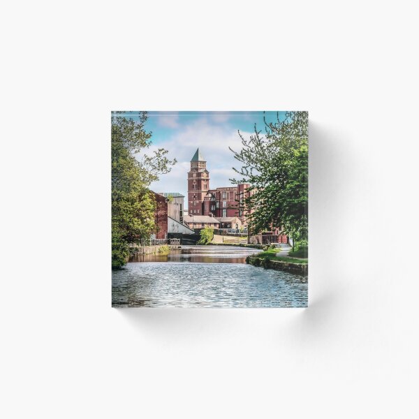 Trencherfield Mill, Wigan, UK Acrylic Block