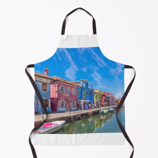 Item preview, Burano watercolor artwork designed and sold by pietrofoto.