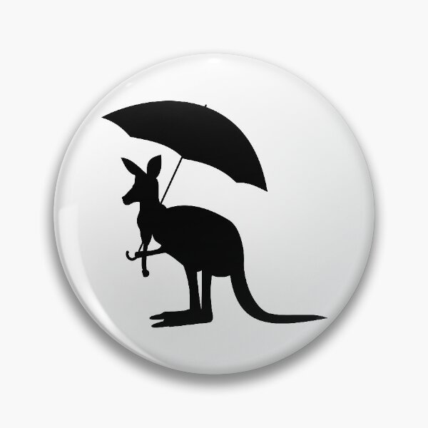 Item preview, Kangaroo with umbrella designed and sold by ZnDigitalPrints.