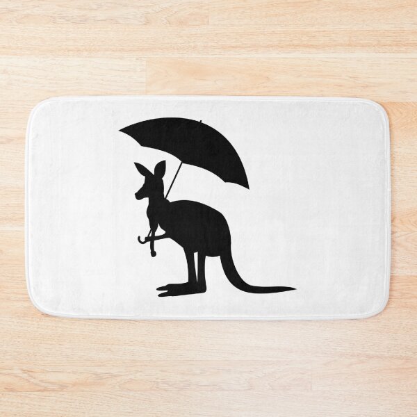 Item preview, Kangaroo with umbrella designed and sold by ZnDigitalPrints.