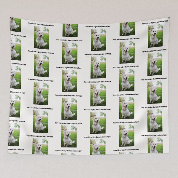 Item preview, " DAYS WITH MY DOG MAKES ME HAPPY " DOG DESIGN  designed and sold by findsbyjune374.