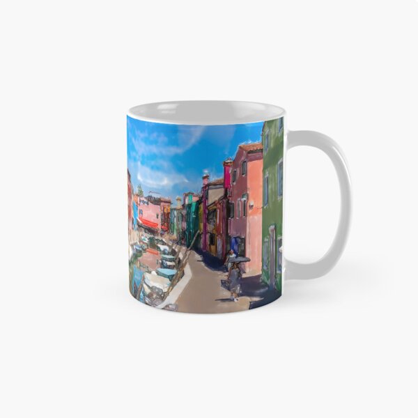 Item preview, Burano watercolor artwork designed and sold by pietrofoto.