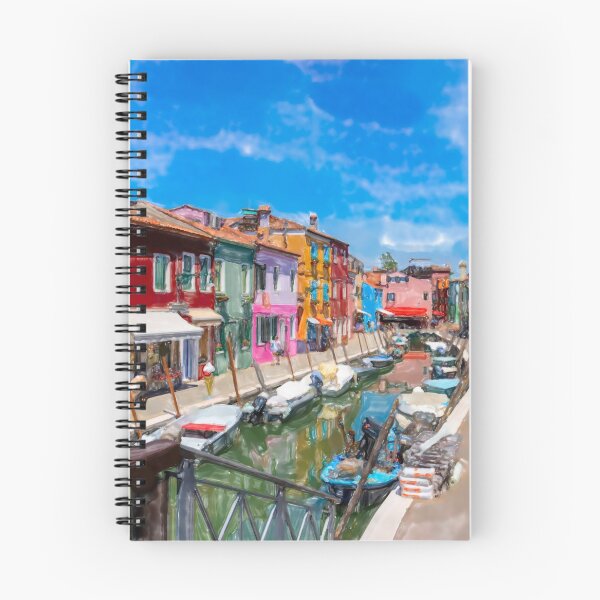 Item preview, Burano watercolor artwork designed and sold by pietrofoto.