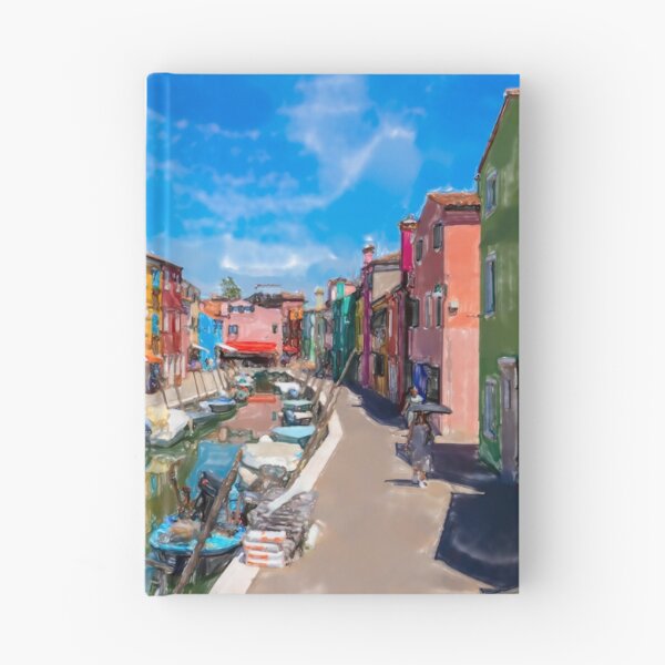 Item preview, Burano watercolor artwork designed and sold by pietrofoto.