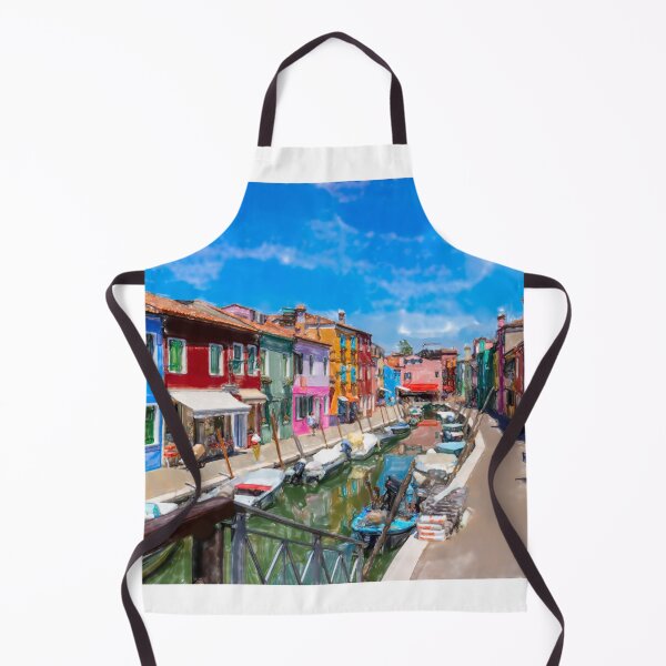 Item preview, Burano watercolor artwork designed and sold by pietrofoto.