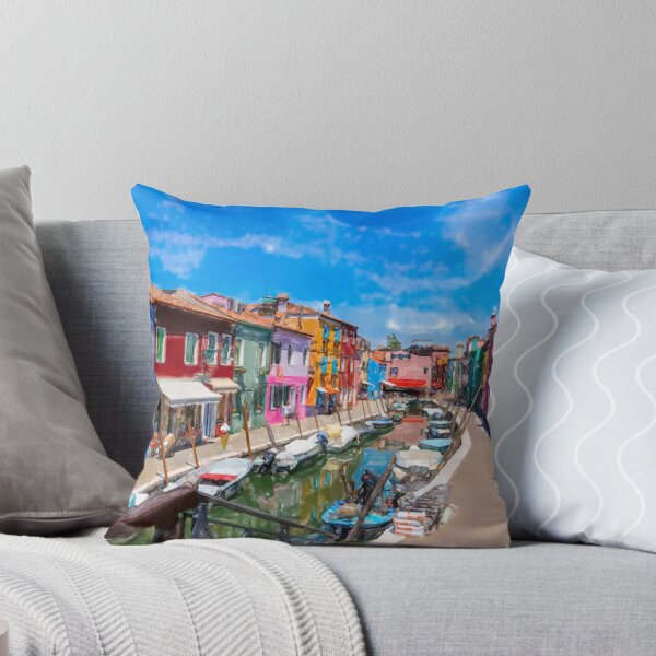 Item preview, Burano watercolor artwork designed and sold by pietrofoto.