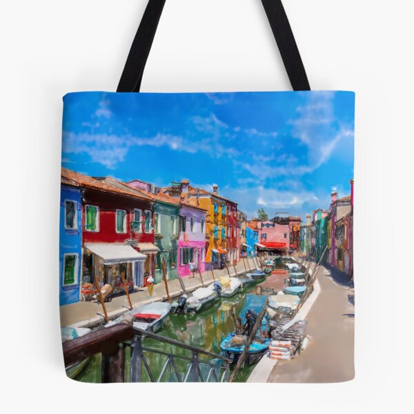 Item preview, Burano watercolor artwork designed and sold by pietrofoto.