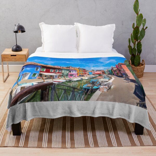 Item preview, Burano watercolor artwork designed and sold by pietrofoto.