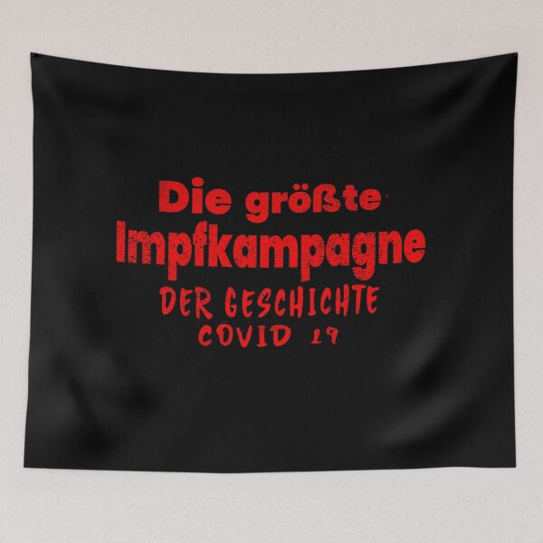Item preview,  The greatest vaccination campaign in history !, red vintage lettering designed and sold by vibeno1.