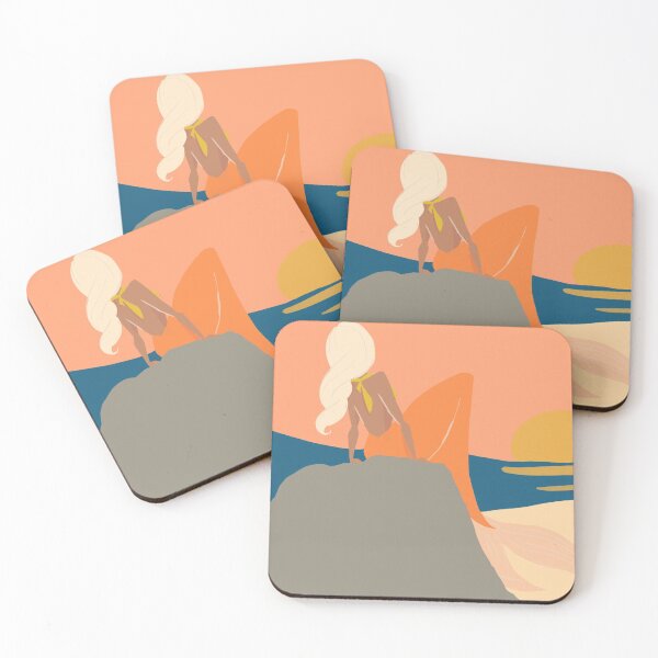 Item preview, mermaid sunset designed and sold by Bumblebee-Draws.