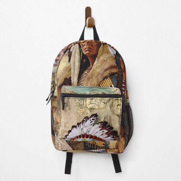 Item preview, red cloud lakota - Indigenous Man - Native American - Mount Rushmore designed and sold by MorningJoco.