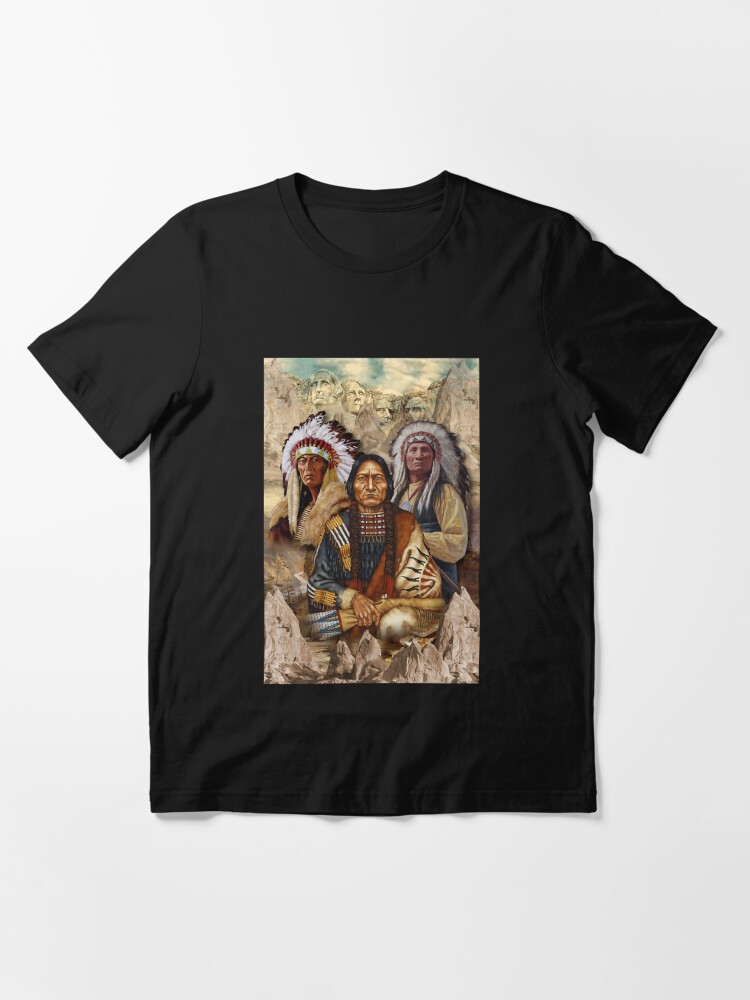 red cloud lakota - Indigenous Man - Native American - Mount Rushmore  Essential T-Shirt for Sale by MorningJoco