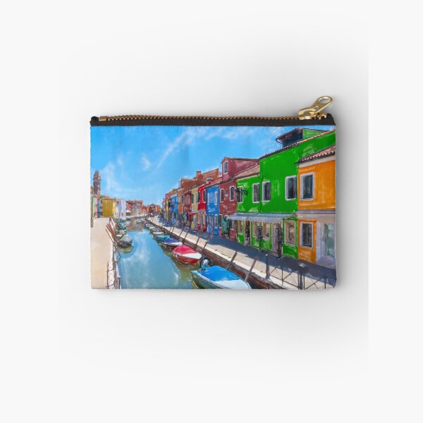 Item preview, Burano canal watercolor designed and sold by pietrofoto.
