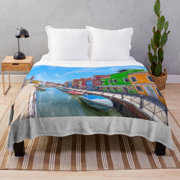 Item preview, Acuarela del canal de Burano designed and sold by pietrofoto.