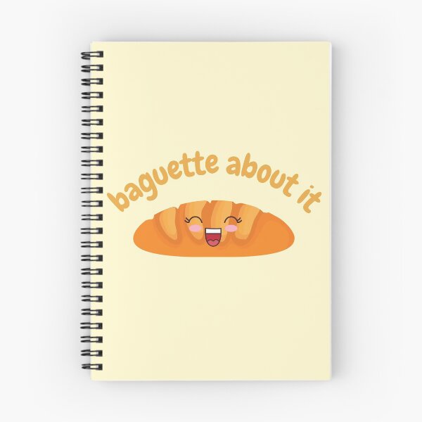 Item preview, Baguette About It, forget about it, food pun designed and sold by GoodMoodFood.