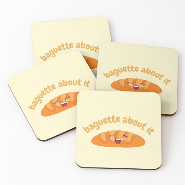 Item preview, Baguette About It, forget about it, food pun designed and sold by GoodMoodFood.