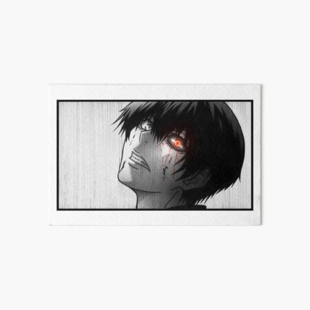 Ken Kaneki Black Reaper Tokyo Ghoul Art Board Print By Limorhinoz Redbubble