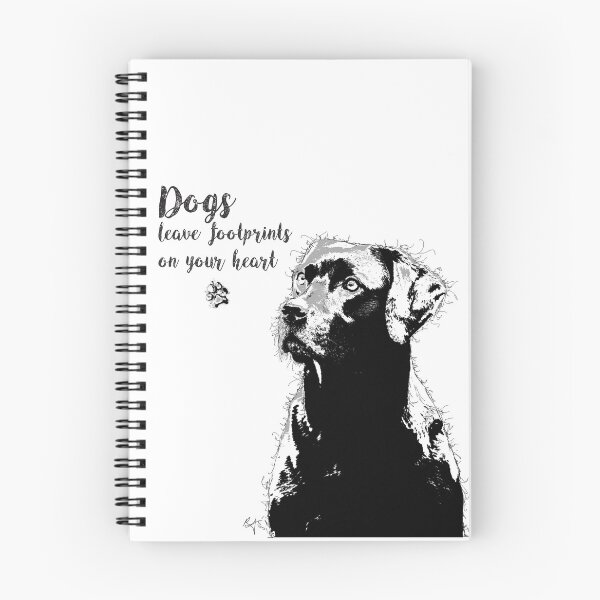 Item preview, Dogs leave footprints on your heart designed and sold by Sherbertfizzers.