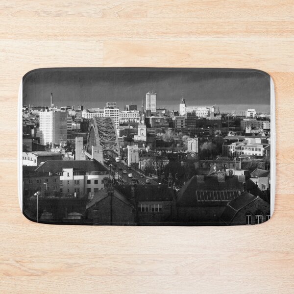 Item preview, Newcastle Upon Tyne Sunset With Dark Clouds-Monochrome designed and sold by Ryan  Ten.