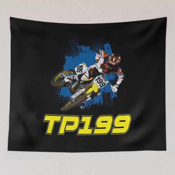 Item preview, Travis TP199 Pastrana motocross Dirt bike Champion 199 Gift Design 2021 2022 designed and sold by JohnyyBrap.