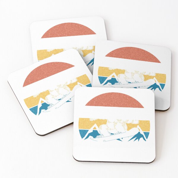 Item preview, Retro Snowboard Sunset Snowboarder Gift Snowboarding T-Shirt-01 designed and sold by saied-DGI.