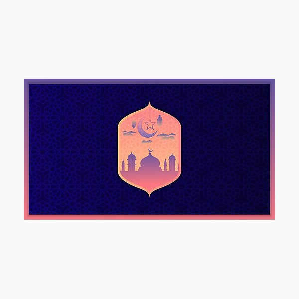 Item preview, Ramadan Kareem or Eid Mubarak Islamic design designed and sold by Zeedoherty.