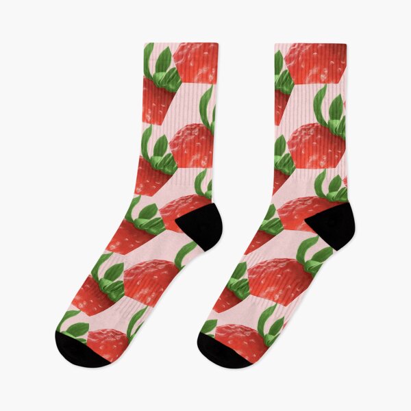 Item preview, Hexagonal Strawberries designed and sold by SquibbleDesign.