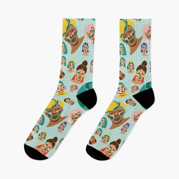 Item preview, Abstract Beautiful Faces Pattern/Print designed and sold by House of Hartz by: Dominique11.
