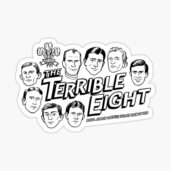 The 1988 Range: The Terrible Eight (Legendary Welsh rugby pack of 1914) Sticker