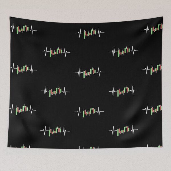 Item preview, Day Trader Heartbeat -- Candle Sticks Chart designed and sold by Trader-Style.