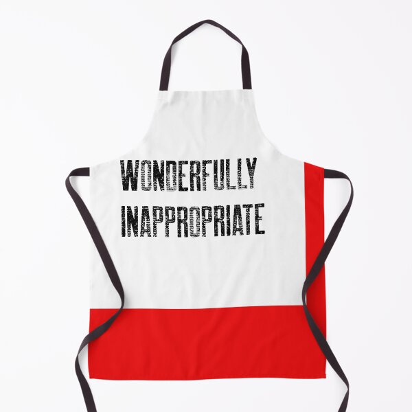Item preview, WONDERFULLY INAPPROPRIATE DESIGN BLACK FONT designed and sold by Throwingshades.
