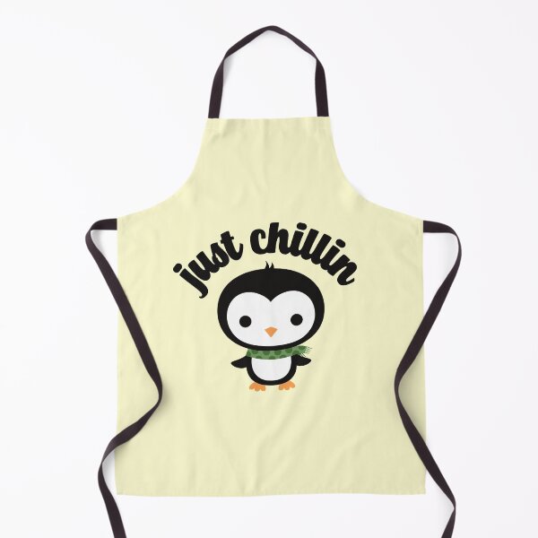 Item preview, Just Chillin Cute Kawaii Penguin animal pun funny gift designed and sold by KawaiiPark.