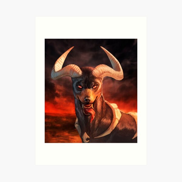 Hound dog Art Print